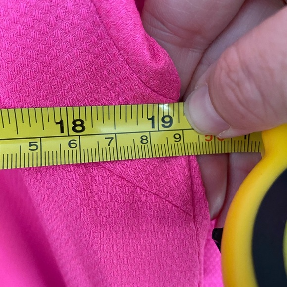 UMGEE Hot Pink Lace Trim Tunic or Mini Dress Sz Medium - Picture 8 of 8